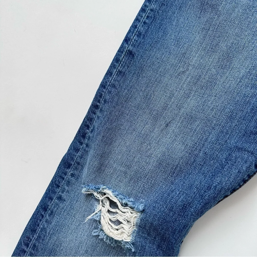 LEVI’S 501 Original Fit Women’s Jeans size 27 32 Salsa Middle - Dark Wash - Picture 16 of 16